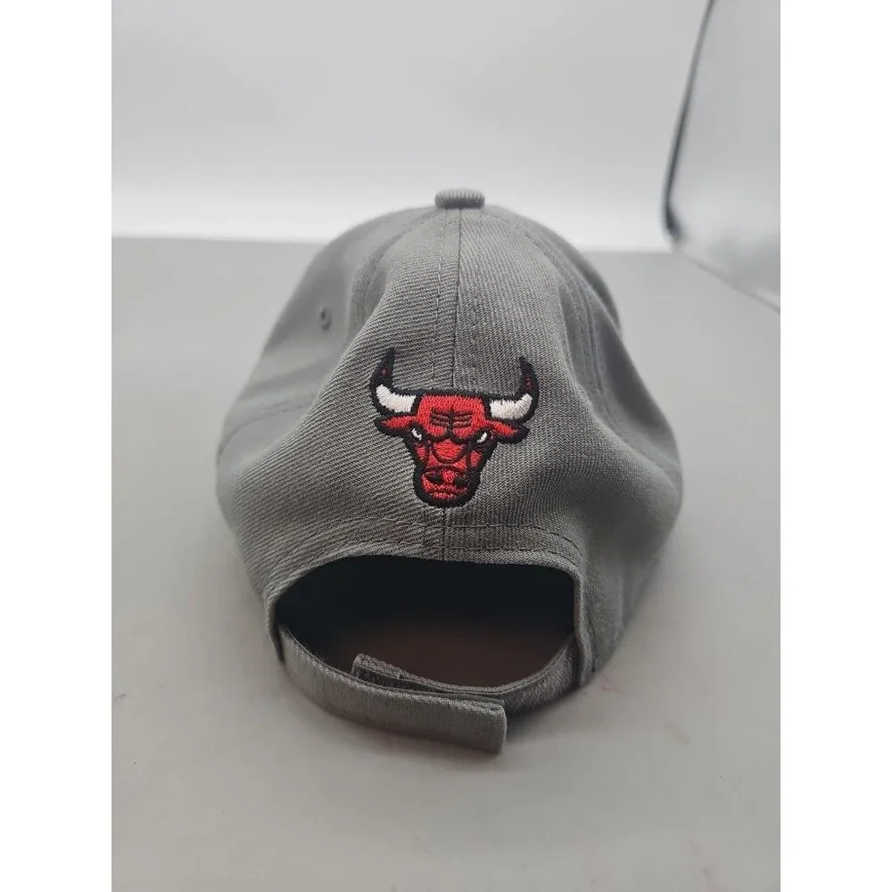 Chicago Bulls Mitchell & Ness NBA Snapback Hat Cap‎ 3D Logo Gray Youth